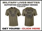 MILITARY LIVES MATTER - T-SHIRTS (Free shipping)
