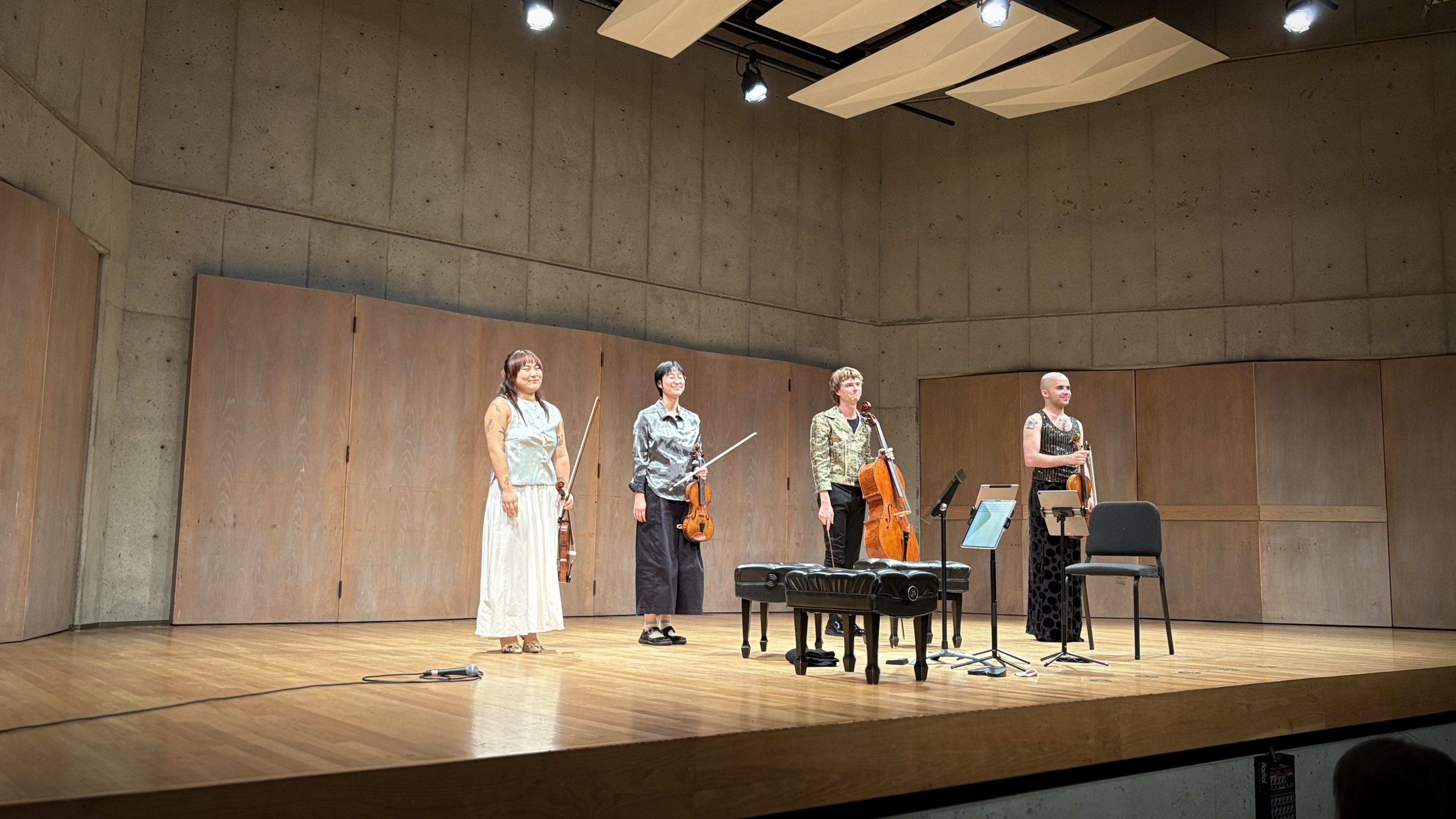 Poiesis Quartet take a bow