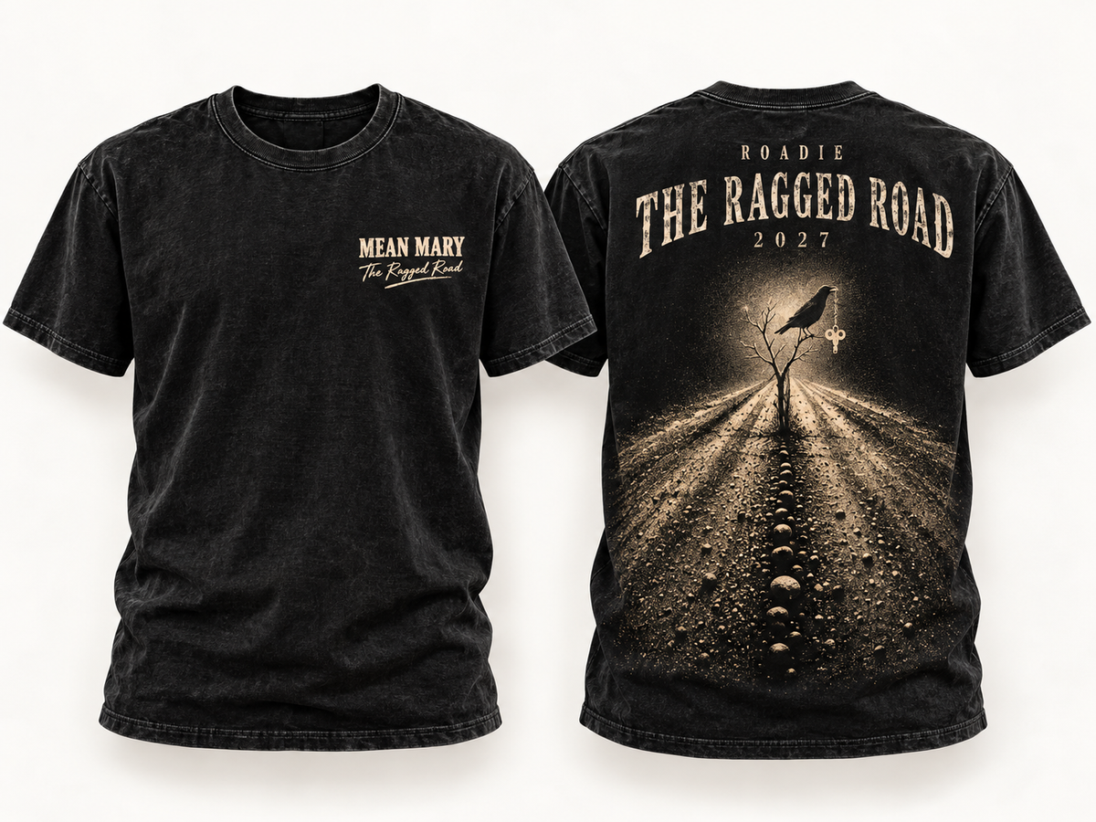Limited Edition The Ragged Road “Roadie” T-Shirt (Autographed on Request!)