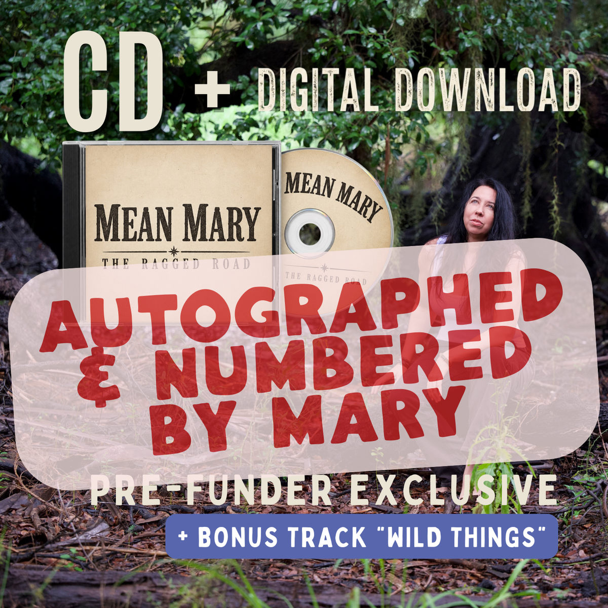 The Ragged Road — Roadie Edition - Signed & Numbered CD with Bonus Track