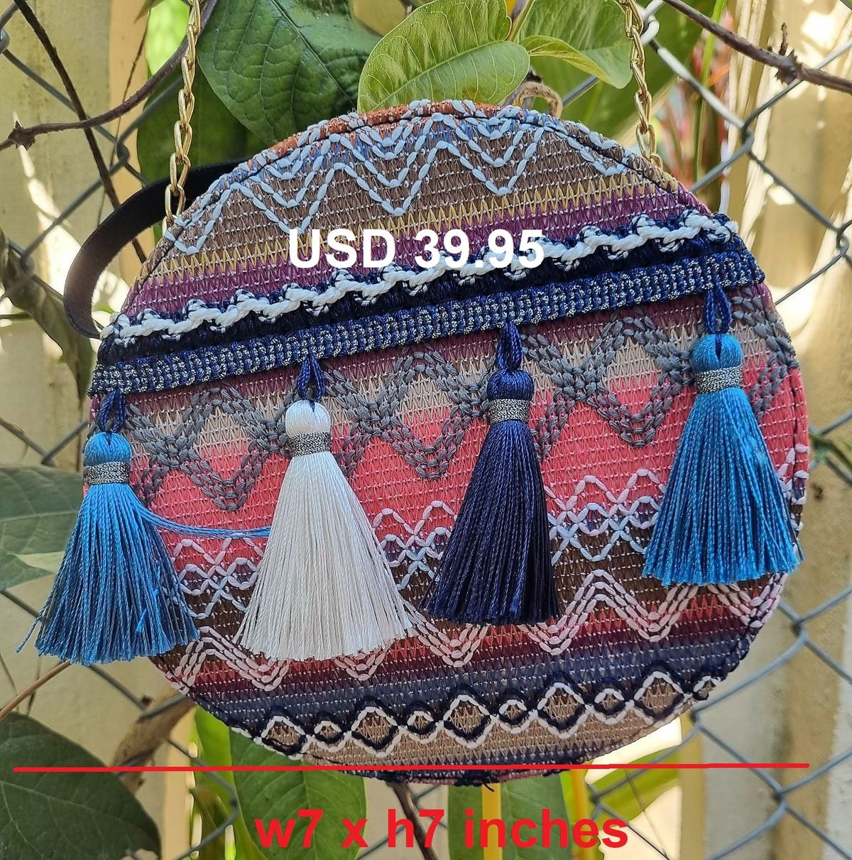 Handmade Bohemian And Ethnic Purses With Embroidery F11