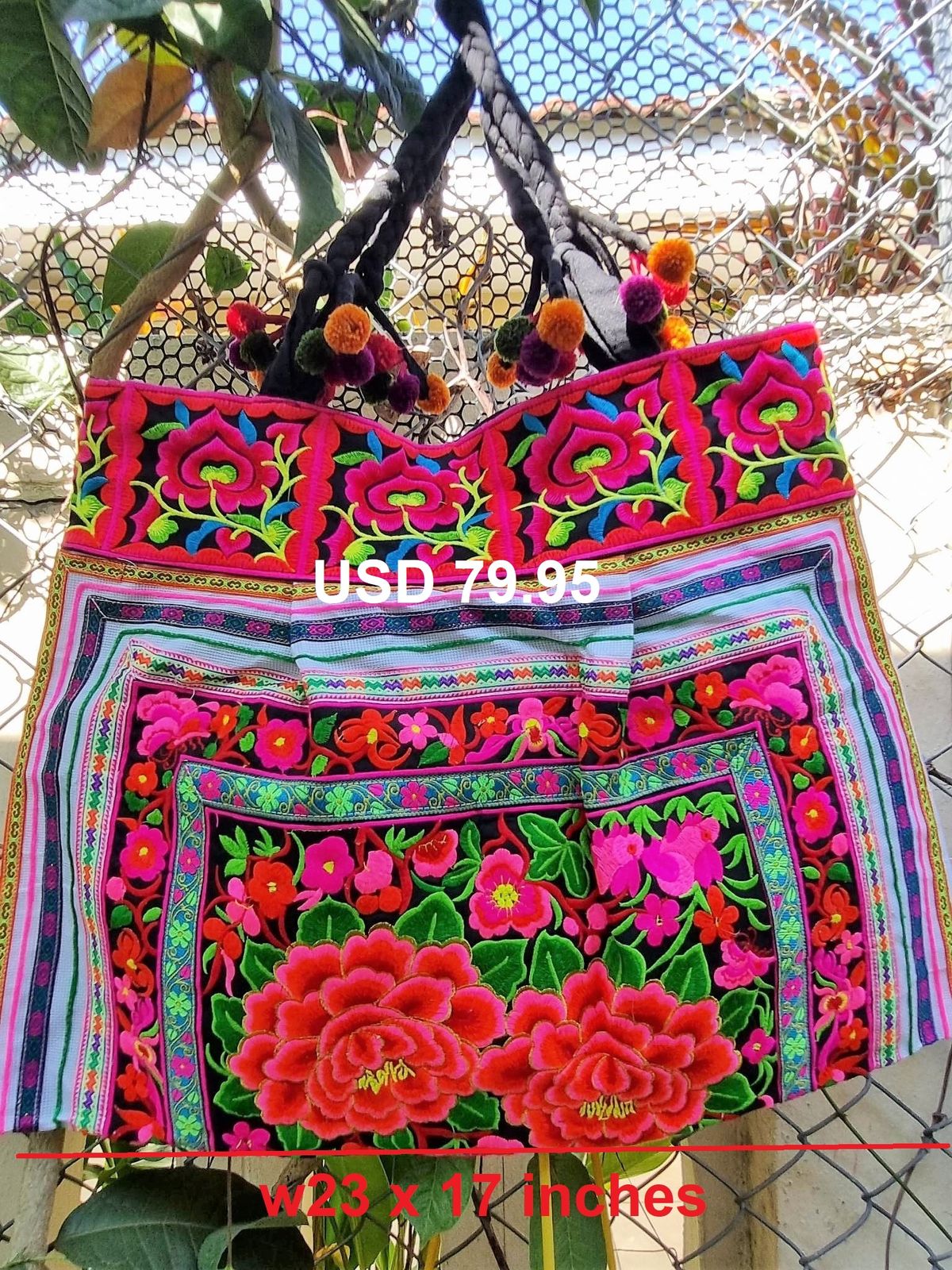 Handmade Bohemian And Ethnic Purses With Embroidery F8