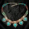 Turquoise and Coral