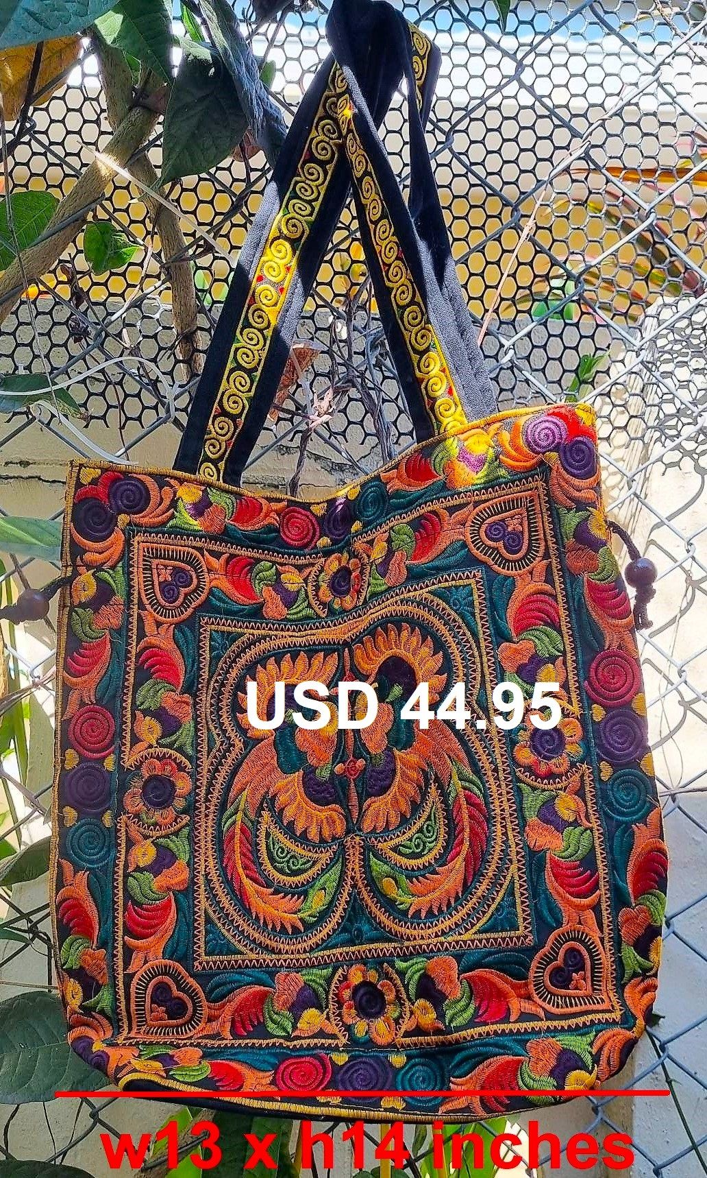 Handmade Bohemian And Ethnic Purses With Embroidery F5