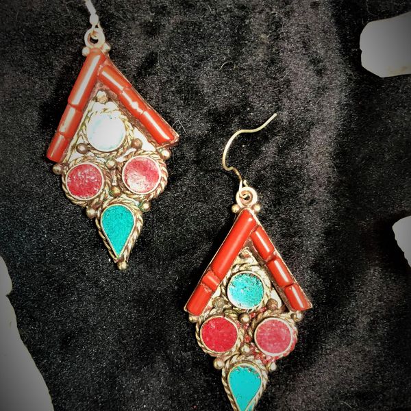 Coral Love Earrings
