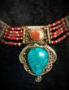 Turquoise and Coral