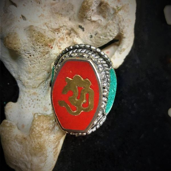 Coral Ohm Ring