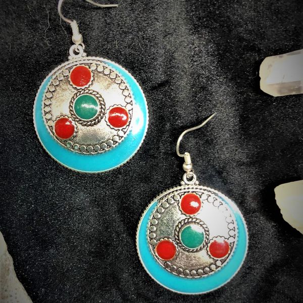 Boho Blue Earrings