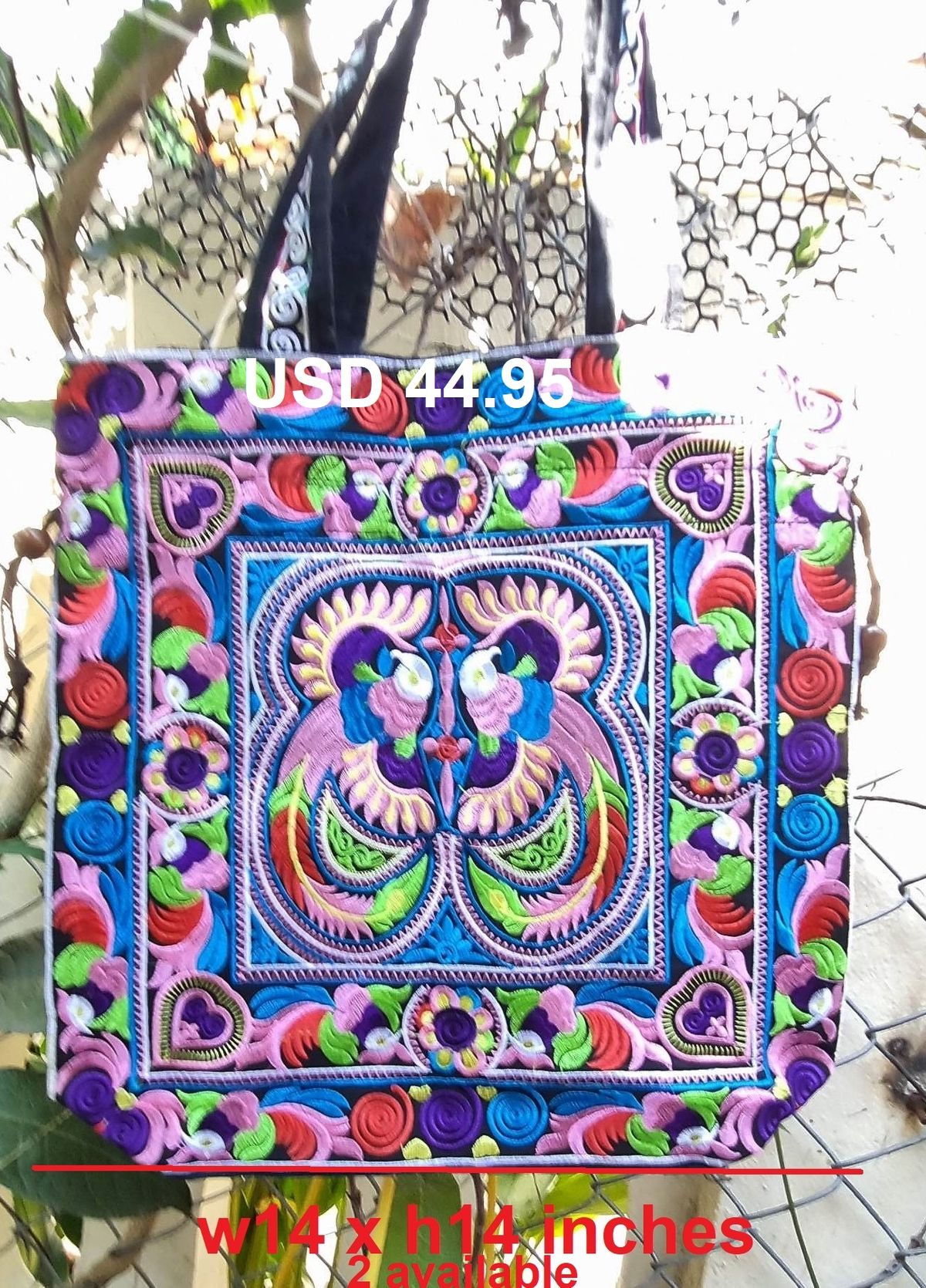 Handmade Bohemian And Ethnic Purses With Embroidery F2