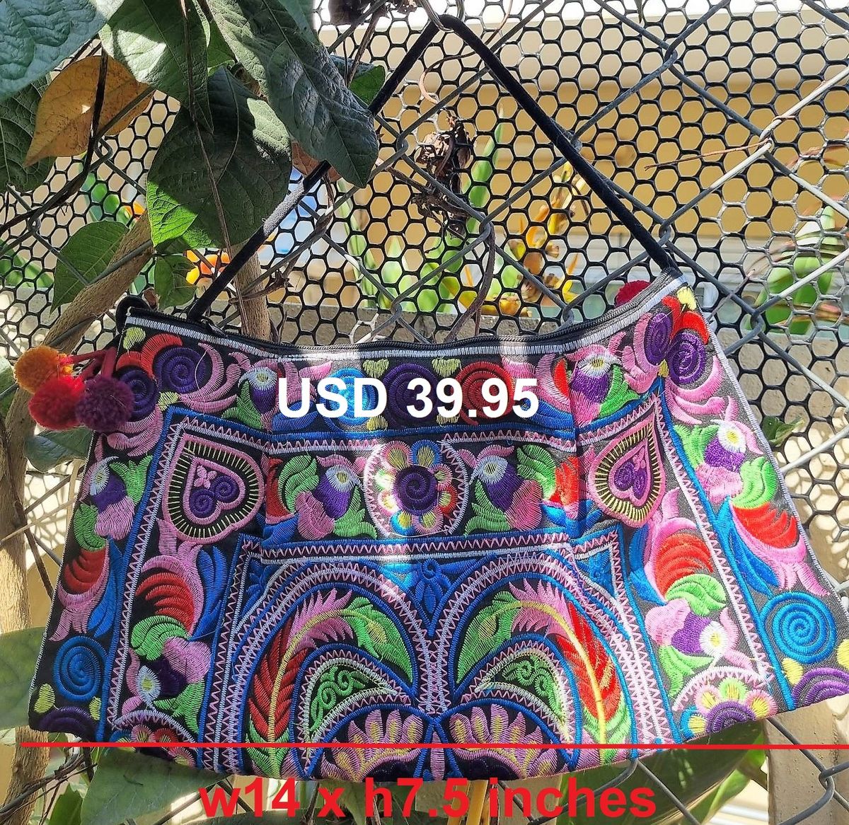 Handmade Bohemian And Ethnic Purses With Embroidery F1