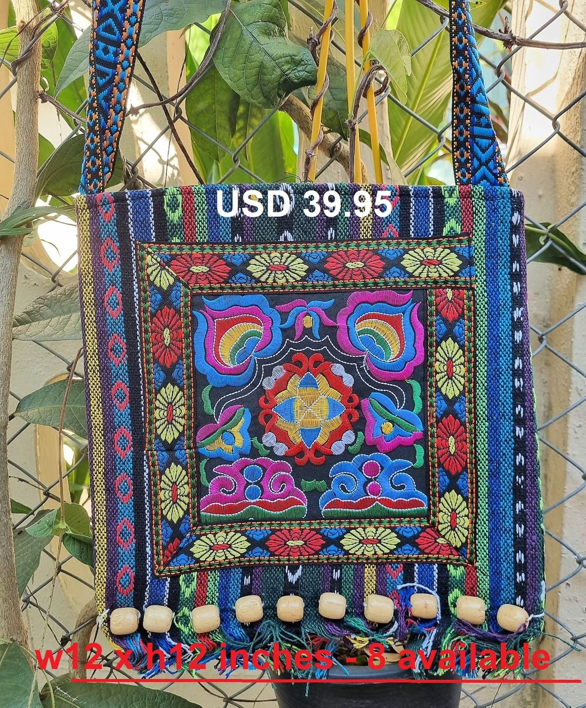 Handmade Bohemian And Ethnic Purses With Embroidery F4