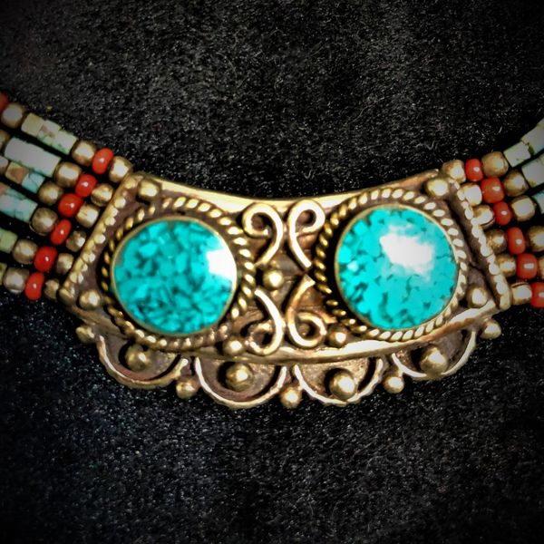 Turquoise and Coral 3
