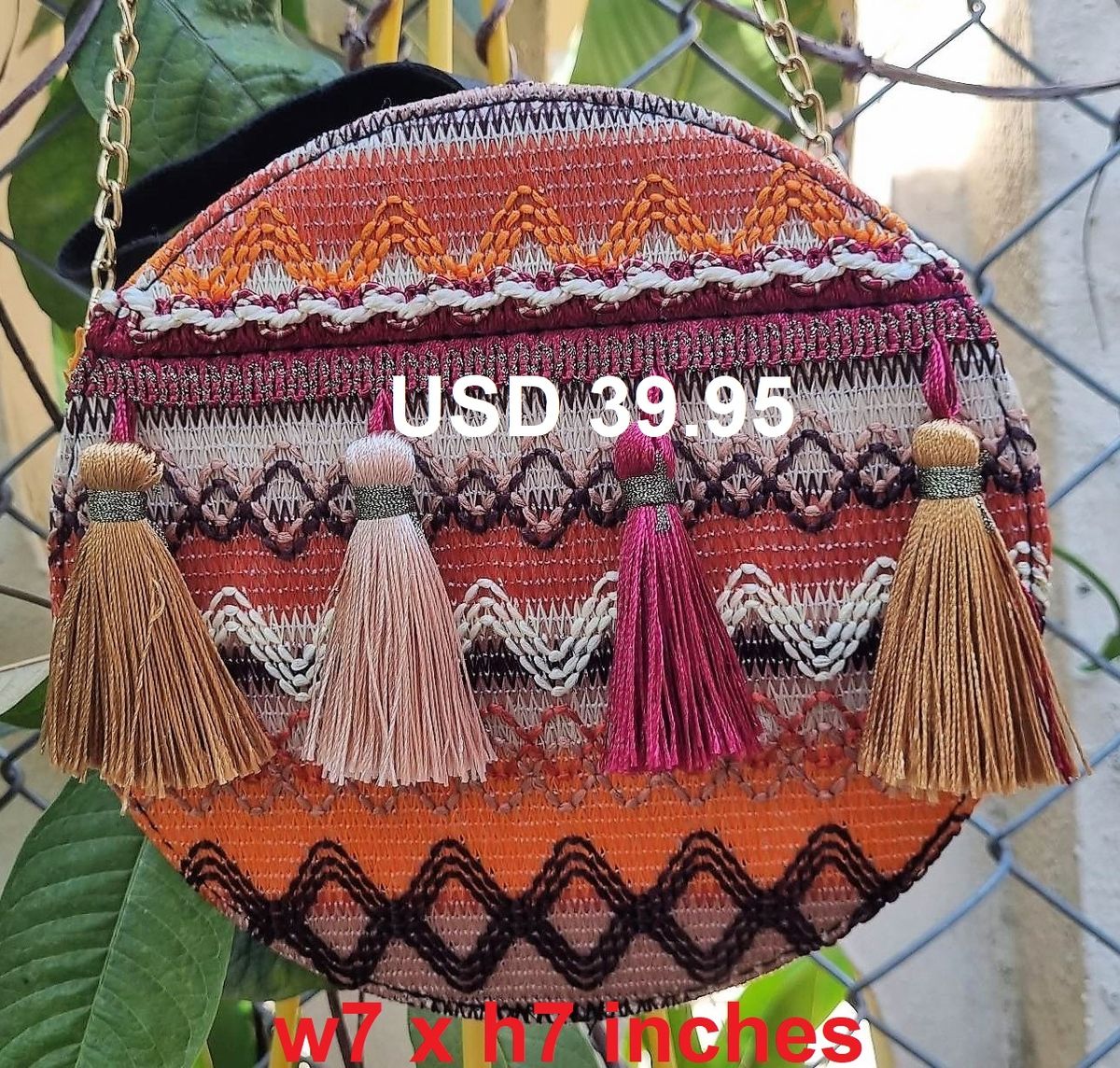 Handmade Bohemian And Ethnic Purses With Embroidery F9
