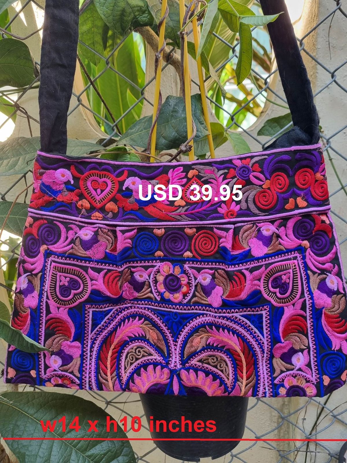 Handmade Bohemian And Ethnic Purses With Embroidery F13