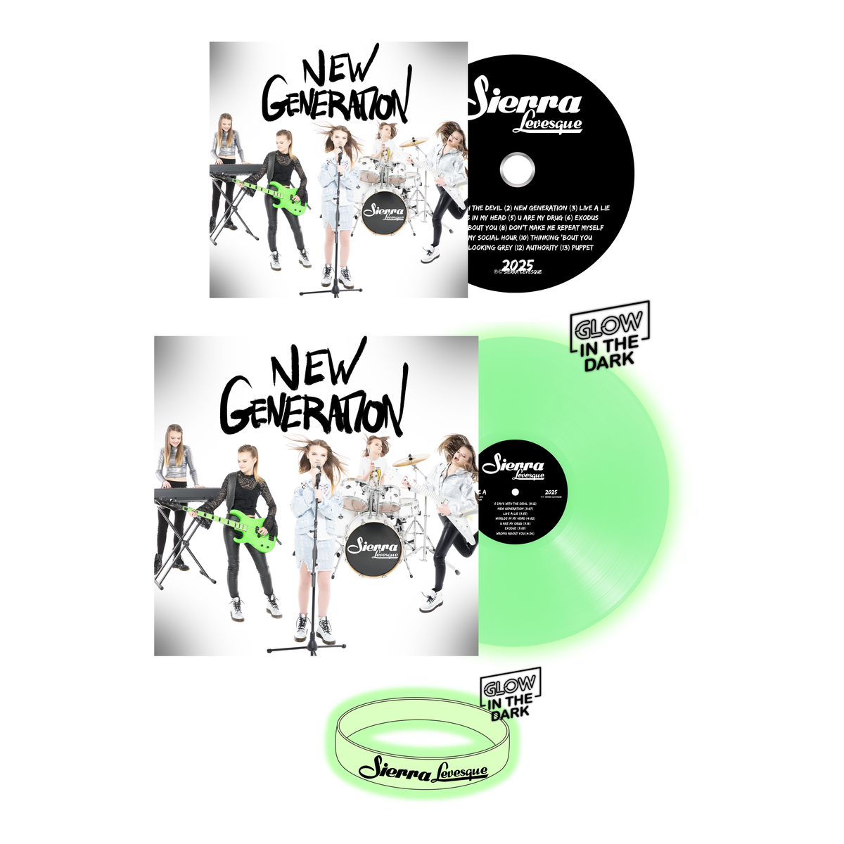 SIGNED CD, VINYL + WRISTBAND BUNDLE