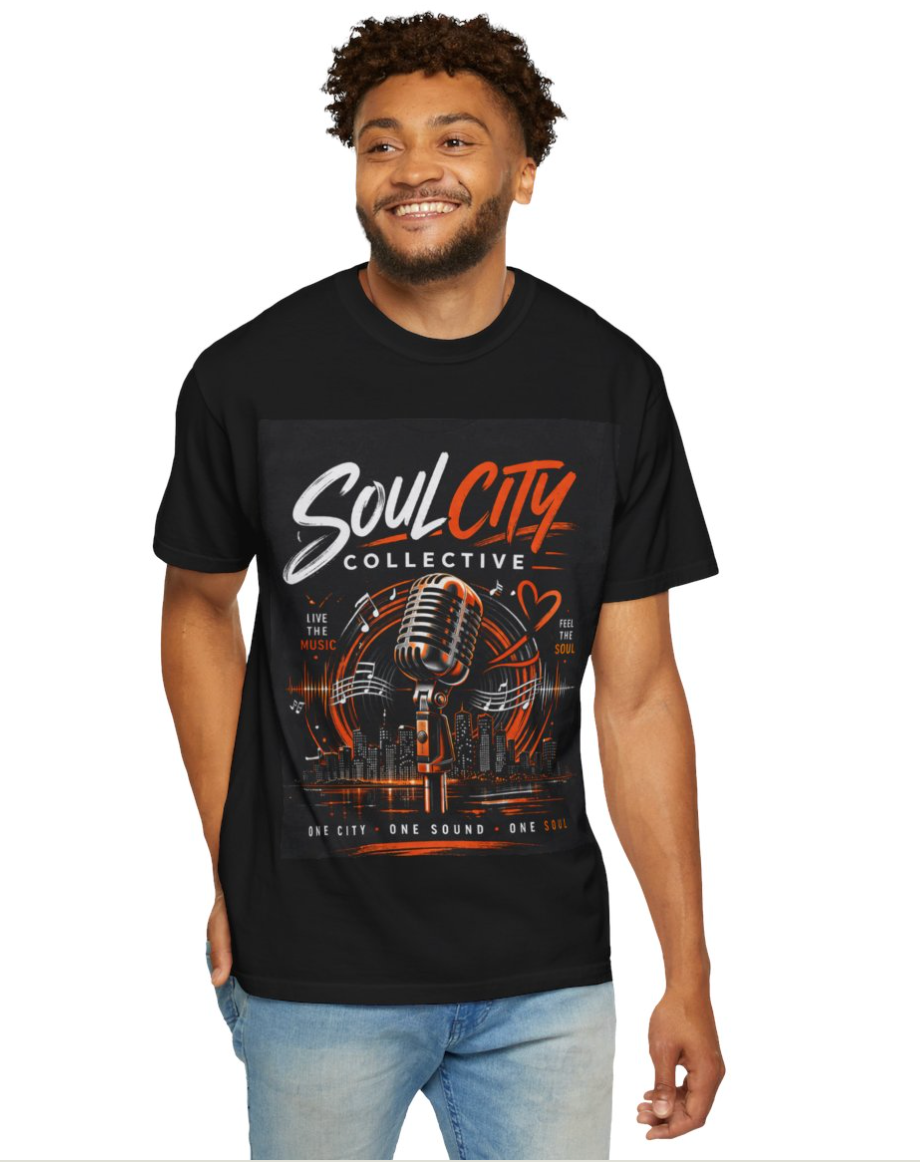 "NEW" Black Soul City Tee