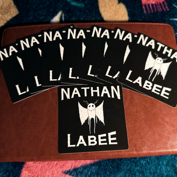 Moth Man Stickers