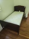 Antique Twin Bed with new mattress