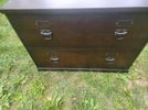 Mocha Brown Lateral Filing Cabinets 1 Pair