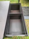 Mocha Brown Lateral Filing Cabinets 1 Pair