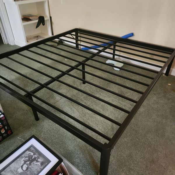 Steel King Bed Frame.