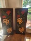 Decorative wood wall panels.
