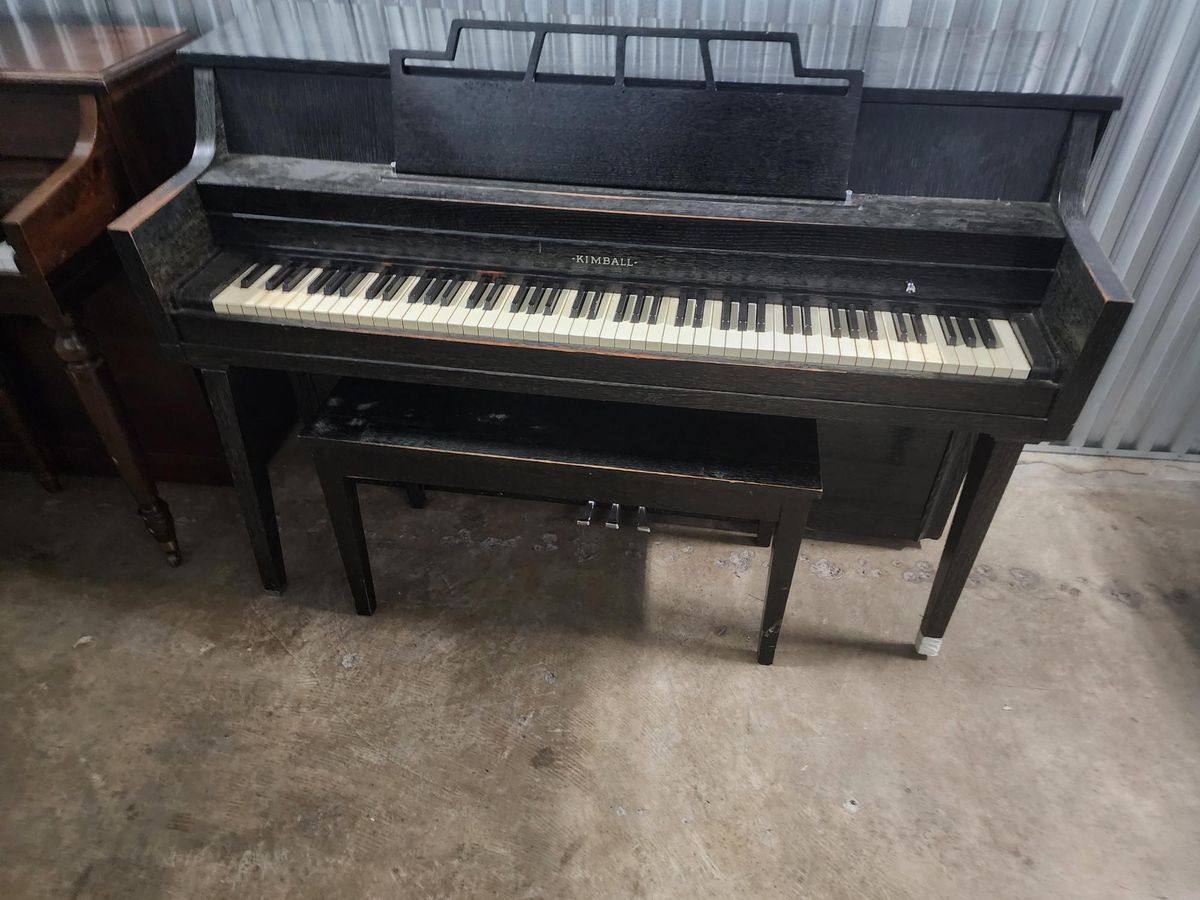 1954 Kimball Console with bench