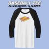 Baseball Tee: Retro, 3/4 Sleeve