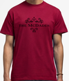 McDades Red Shirt with Black logo