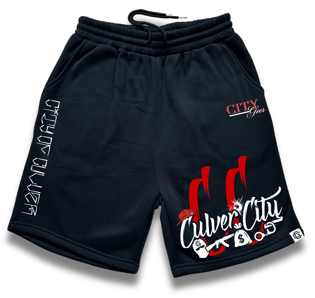 "Crime City" Sweat Shorts
