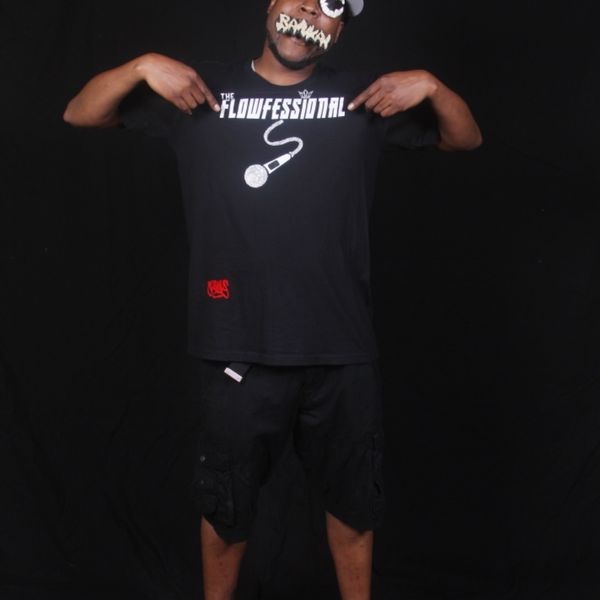 FLOWFESSIONAL TEE Black White print