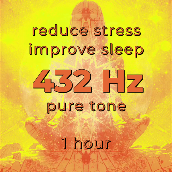 432 Hz (1 hour pure tone)