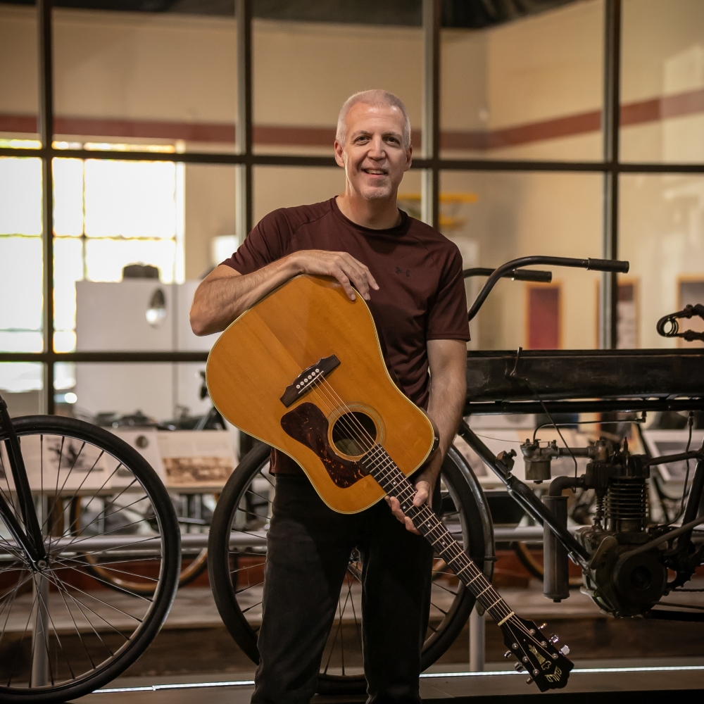 Mike Lucey at a Museum
