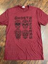 Sugar Skulls Tee in Vino Red