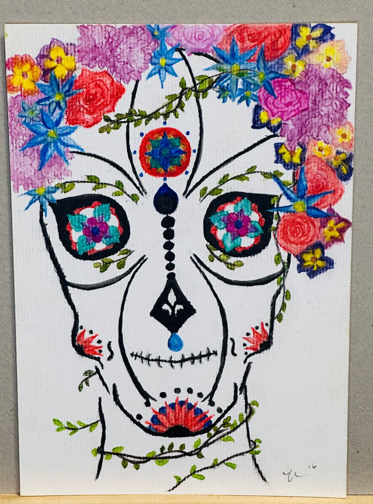 SUGAR SKULL 1 from the 'DIA DE LOS MUERTOS' collection