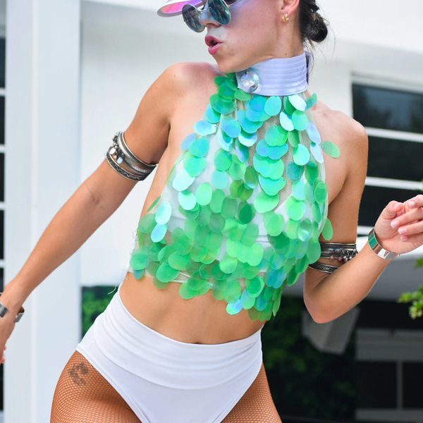 White Highwaisted Active Wear by La Cara USA