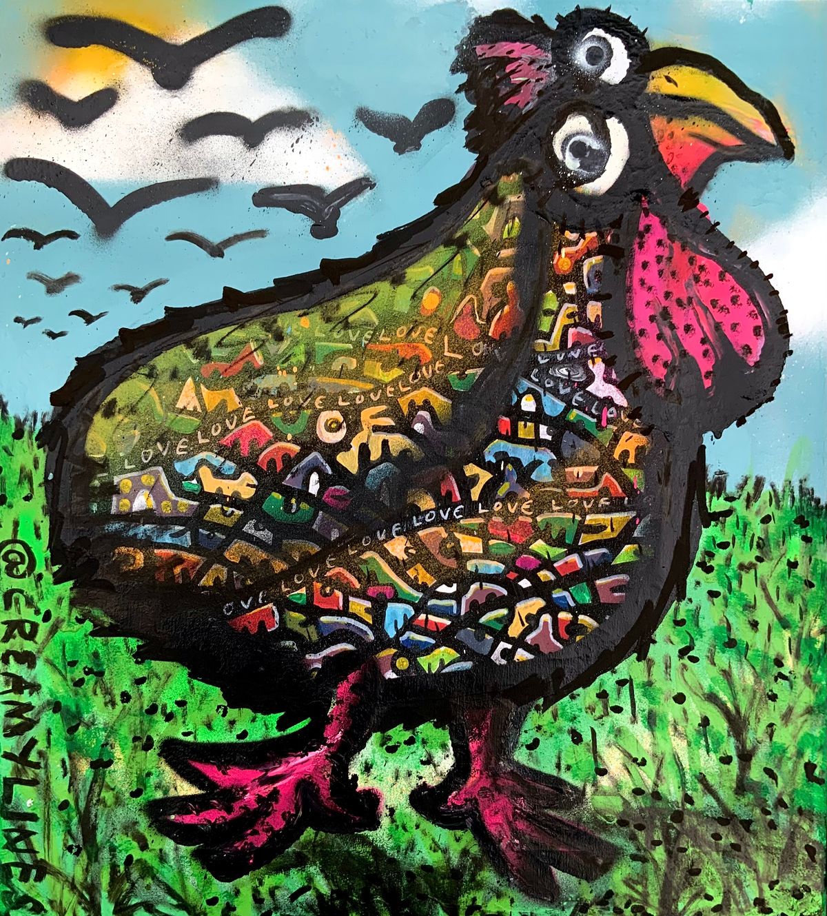 ‘Wobbling Neck Partridge’