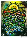 ‘Celestial Surroundings’ A2 giclee print