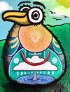 Glittered Heart Partridge