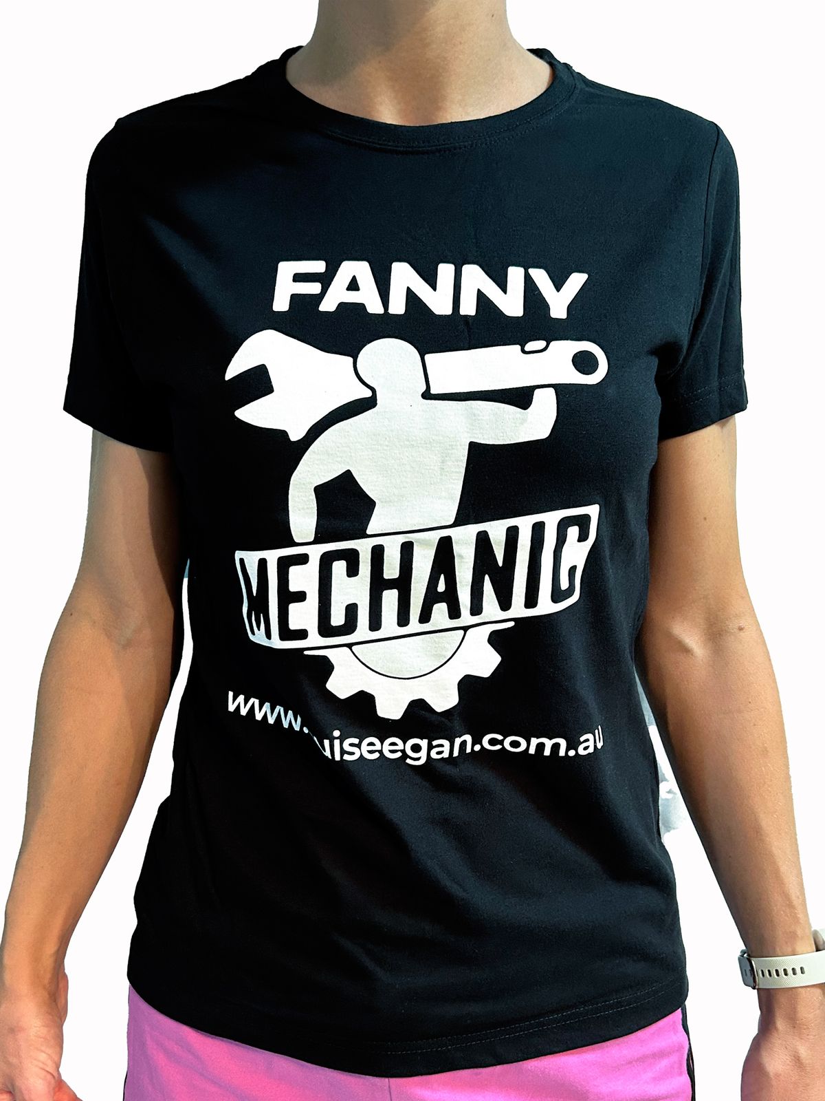 Fanny Mechanic T Shirt - Sheila's (black)