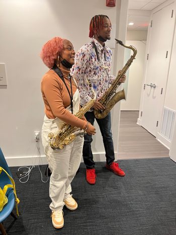 backstage with the WCGD
