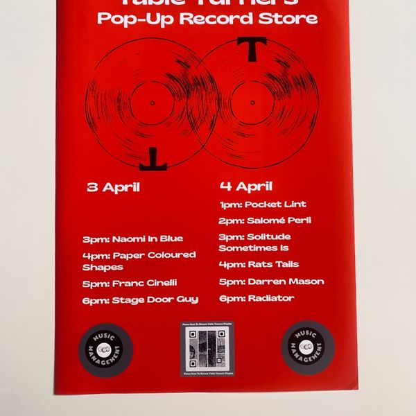 Table Turners Live Poster