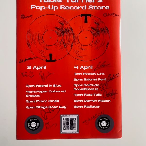Table Turners Live Poster (Signed)