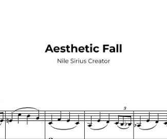 AESTHETIC FALL PIANO CHART