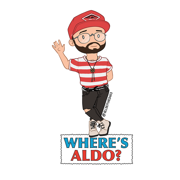 Where's Aldo? - Sticker