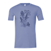 CREW NECK T-SHIRT UNISEX JERSEY – BLUE
