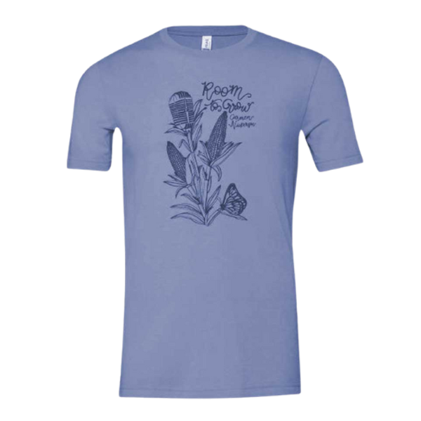 CREW NECK T-SHIRT UNISEX JERSEY – BLUE