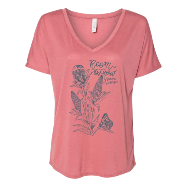 SLOUCHY V-NECK T-SHIRT – RUNS LARGE