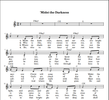 'Midst the Darkness Storm and Sorrow-Lead sheet