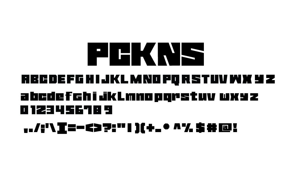 The PCKNS Font